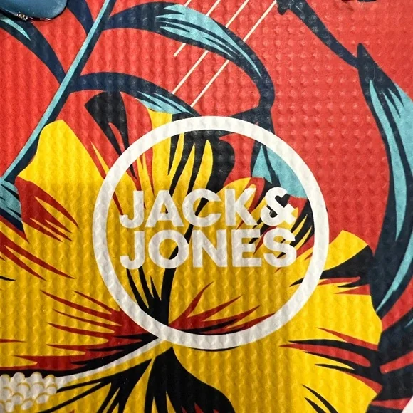 Jack & Jones NIB Men’s Hawaiian Print Flip Flops. Size 11/12. DS-008 - Picture 5 of 6